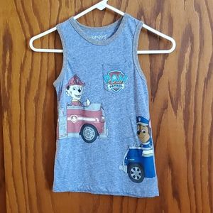 Boys Paw Patrol tank top. Size 7x